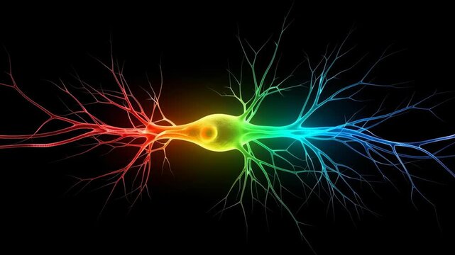 Neural network diagram technology ai data connection digital algorithm brain science futuristic structure neuron synapse color spectrum colorful glowing vibrant electric network synapse structure