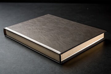 Elegant dark-covered keepsake album, designed for preserving cherished memories and important stories with sophisticated quality and timeless appeal