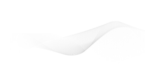 Vector wave digital white and gray gradient blend futuristic technology. flow tech transparent line stripe energy connection web music and sound. beautiful dynamic smooth space texture background.	