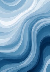 Subtle blue gradient waves pattern evoking a sense of calmness and fluidity resembling ocean movements abstract water
