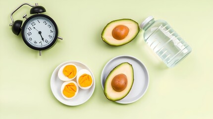 Power Plate: Three Eggs and Half an Avocado with Hydration