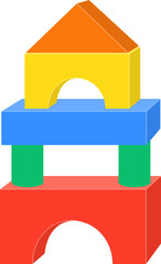 Kids Education and Construction Toy Blocks House 