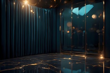 Luxury vivid background design. Club interior concept wallpaper