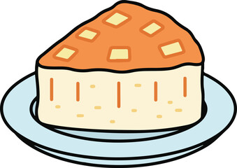 Gastro-treat Increment - Portion of Flavored Cuboid Served on Isolated Utensil