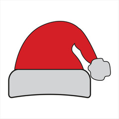santa hat vector