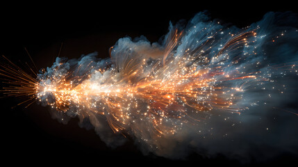 fireworks in the sky