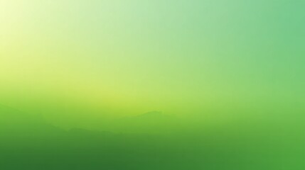 Obraz premium A soothing green gradient fills the scene blending lighter and darker shades. This peaceful and calming setting can enhance creative projects and backgrounds.