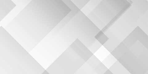 Obraz premium Abstract vector minimal tech gradient white, gray creative triangle geometric technology space. rectangle randomly arranged white line background. paper web overlap presentation design. 