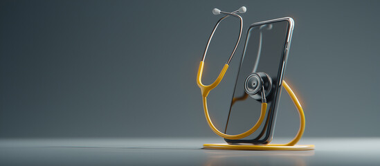 stethoscope to digital platform concept