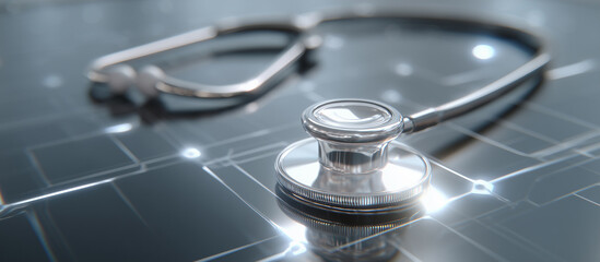 stethoscope to digital platform concept