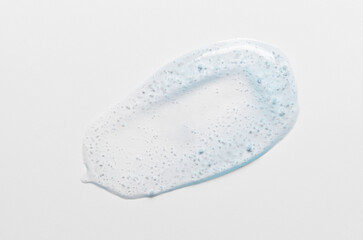 Cleanser gel with hyaluronic acid and seaweed.