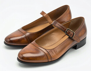 Classic Leather Flat Shoes for Women