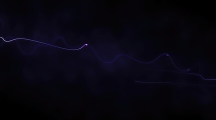 Abstract electrical discharge in the darkness