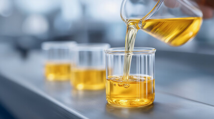 Oil testing machine in production.