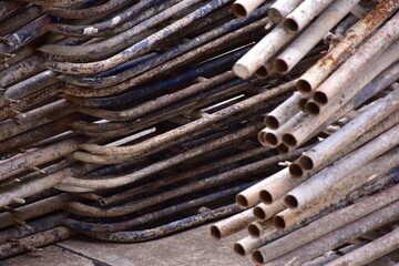 people, construction workers, Group of construction workers on building site, on the construction project