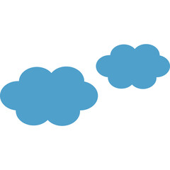 Two Blue Clouds