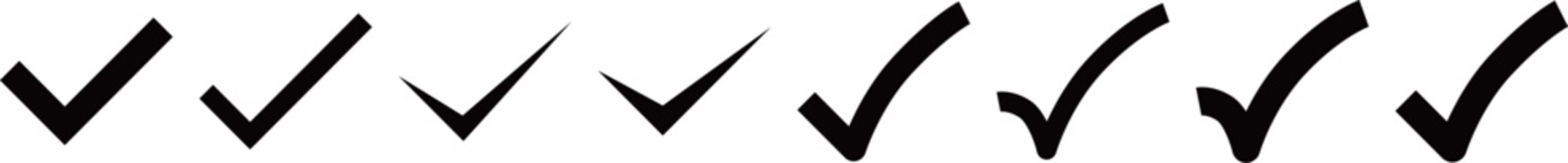 チェック アイコン セット / Check Mark Icons &ndash; OK・完了・確認のシンボル