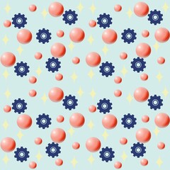 Tile pattern, paper pattern, fabric pattern