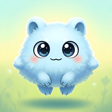 Bubbly Blue Fuzzball