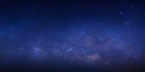 Night sky space background, Starry universe in dark blue sky, Milky way galaxy with stardust field in deep universe