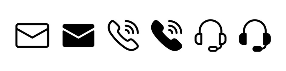 お問い合わせ・サポートアイコンセット