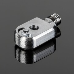 Metal tripod mount adapter with threaded post and screw attachment tripod adapter