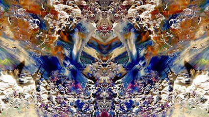 Abstract art background . Hand painting artwork on canvas .