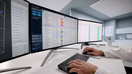 Medical Billing Coding Done By Healthcare Doctor In Hospital On Computer - Powered by Adobe