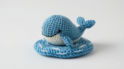 Knitted whale