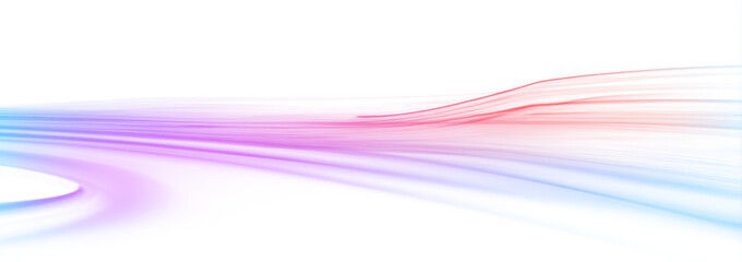 Rapid orange neon trails sweep across the darkness, bending in smooth arcs. Their glowing edges emphasize pure acceleration. A vivid high-speed motion effect.