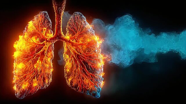The lung, a vital organ of the respiratory system, appeared as a spongy, pink structure, intricately designed with branching bronchi and alveoli, working tirelessly to exchange oxygen.
