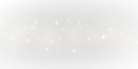 Golden shimmering dust cloud with floating glowing particles forms a soft radiant haze. Warm glitter sparkles create a festive magical atmosphere. png