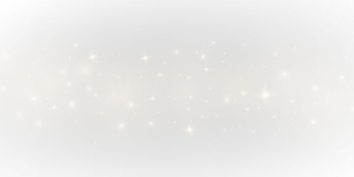 Golden shimmering dust cloud with floating glowing particles forms a soft radiant haze. Warm glitter sparkles create a festive magical atmosphere. png