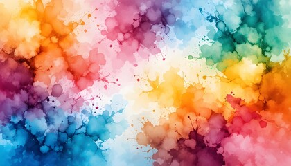 “Bright Colorful Watercolor Backgrounds – Large Set for Posters, Brochures, and Flyers”