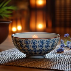 Unique rainbow ceramic pottery bowl glossy surface high resolution picture