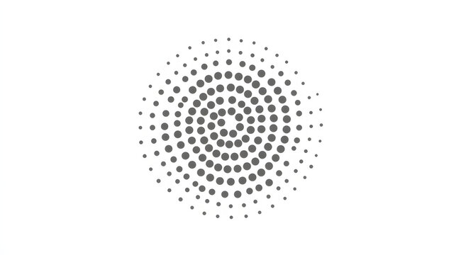 void. Dense dot pattern with single empty space at center, minimalist. wellbeing guides, coaching materials, designed for mental health education and mindfulness programs, clarifies learning.