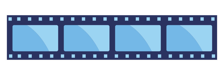 film strip icon Grunge 35mm film strip vector with blank frames, perfect for vintage cinema photography and movie reel illustration. seamless vintage filmstrip roll frame. Video or movie filmstrip ove