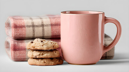 cup of coffee and cookies