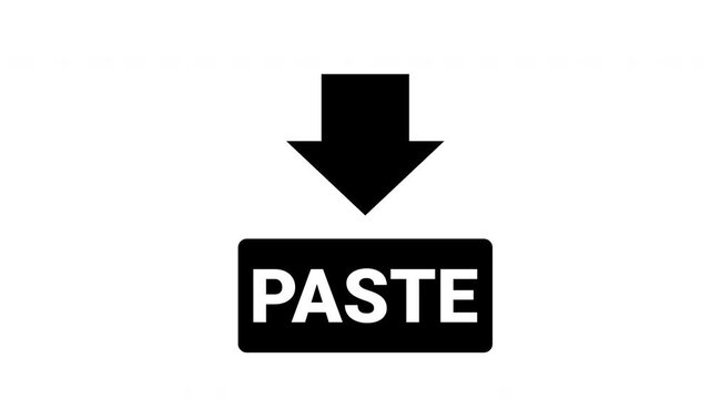 download paste here animation