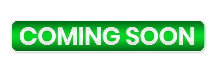 coming soon green button element png file