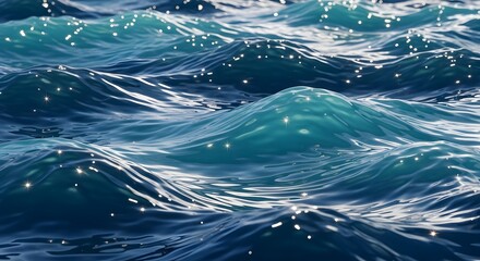 Ocean wave sea water blue surface ripple texture nature background marine aquatic liquid summer travel vacation