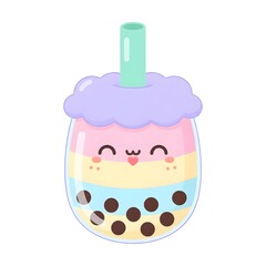Kawaii Drink Cup with Cream Topping
