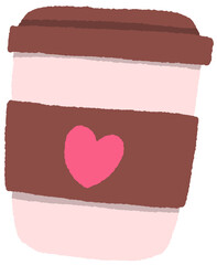 Cute Valentine's element. Hand-drawn doodle for a lovely decorative theme.