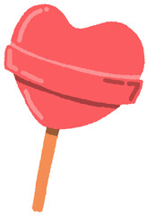 Cute Valentine's element. Hand-drawn doodle for a lovely decorative theme.