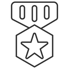 Honor Outline Icon