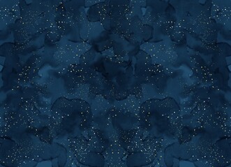 galaxy watercolor illustration background