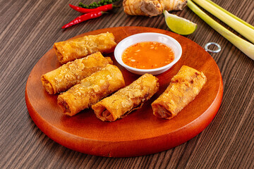 Vietnamese deep fried spring roll