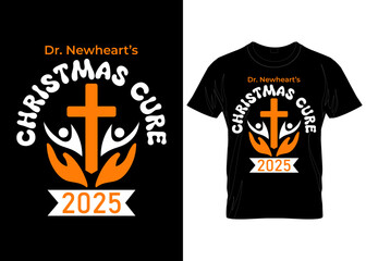 CHRISTMAS CURE T-SHIRT VECTOR CUSTOM HOODIES TYPOGRAPHY  CHRISTMAS MERRY VINATGE ARETRO DESIGN TEMPLATE