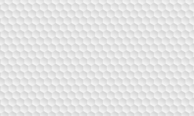 Grey and white hexagon abstract background