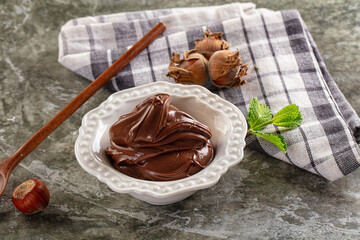 Yummy Chocolate paste with nuts